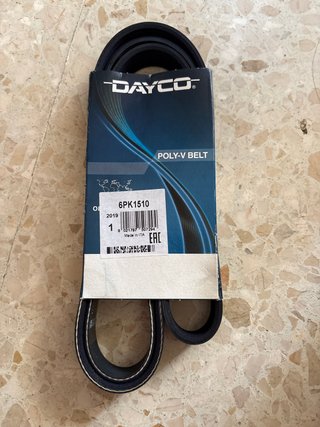correa Poly‑V Dayco modelo 6PK1510