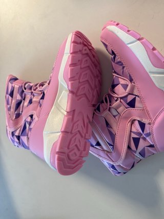 Stivali bambina rosa e viola