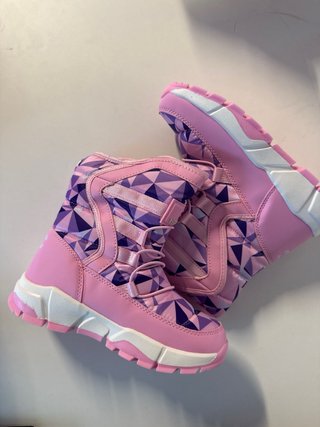 Stivali bambina rosa e viola