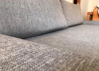 Sofá Cama Gris Tela