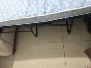 Sofá Cama Beige Tela