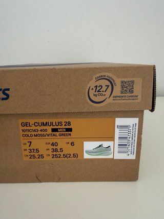 Asics Gel-Cumulus 28 Gris/Verde