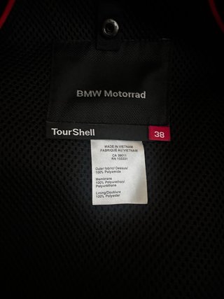 Chaqueta Moto BMW TourShell Mujer Gris