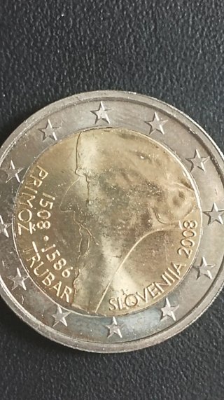 Eslovenia 2008 Primož Trubar 2 Euro