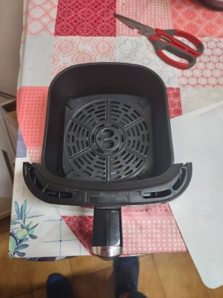 Freidora de aire y para hacer hamburguesas