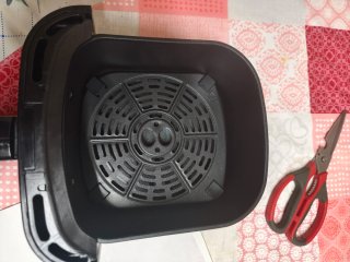 Freidora de aire y para hacer hamburguesas