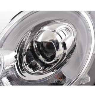 Faros Luz Diurna Mini One/Cooper 06-10 Cromo