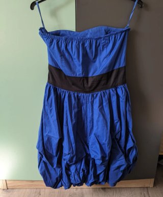 Vestido corto azul Talla S