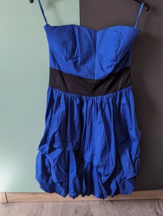 Vestido corto azul Talla S