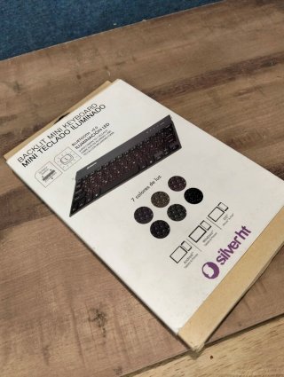 SilverHT Mini Backlit Teclado Bluetooth 64 Teclas
