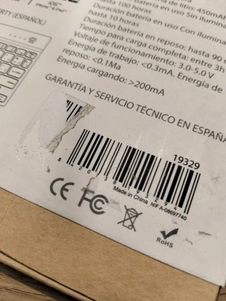 SilverHT Mini Backlit Teclado Bluetooth 64 Teclas