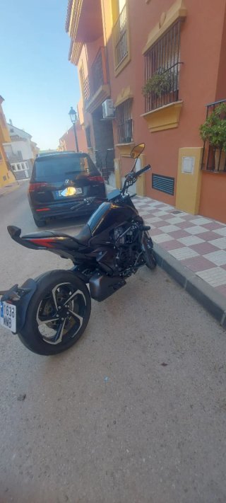 Motocicleta Zontes V 350 Negra
