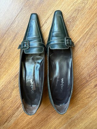 Zapatos de salón verdes talla 41