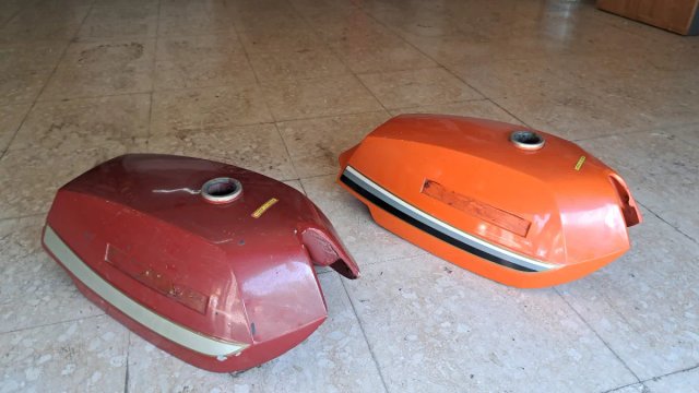 Depósito Ducati Naranja