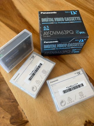 8 Cintas Mini DV Panasonic Digital Video Cassette