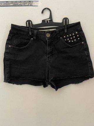 Shorts vaqueros negros