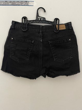 Shorts vaqueros negros