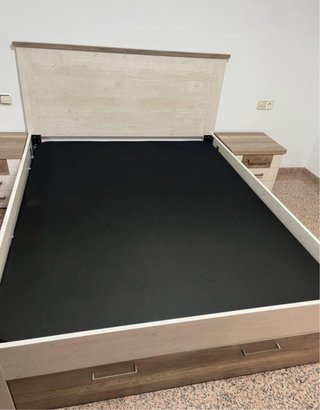 Cama 150 + Mesita + Somier