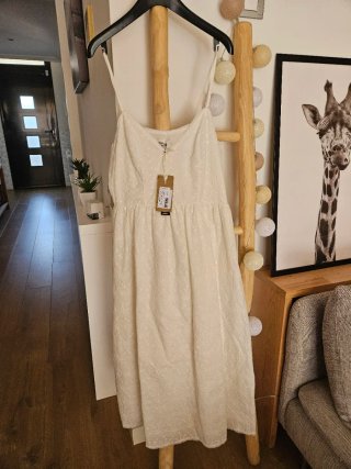Vestido Ottod'Ame largo blanco nuevo