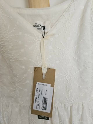 Vestido Ottod'Ame largo blanco nuevo