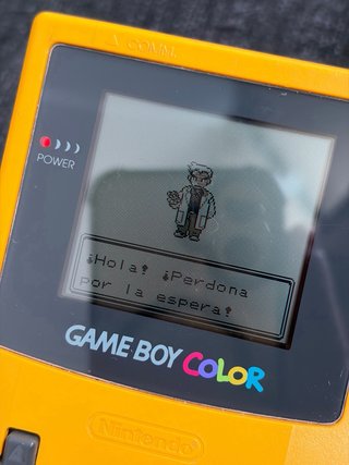 Game Boy Color Amarilla + Pokémon Oro