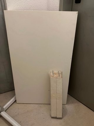 MESA PARA EL SOFA IKEA BLANCA