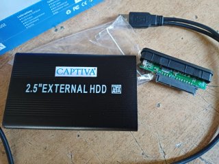 5 x Box Hard Disk Esterno 2.5 Captiva Nuovo