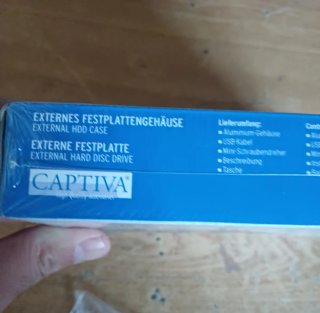 5 x Box Hard Disk Esterno 2.5 Captiva Nuovo