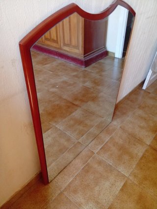 Espejo de dormitorio madera