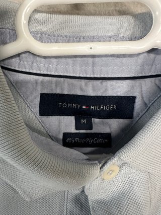 Polo Tommy Hilfiger Azul Celeste Talla M