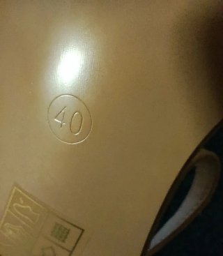 Sandalia de tacón de mujer talla 40
