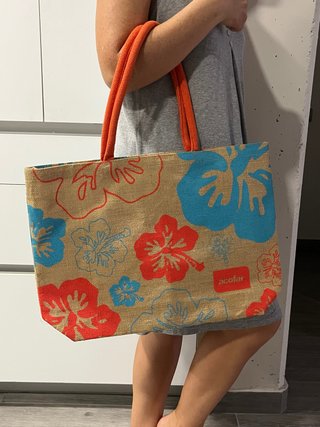 Bolsa de playa yute