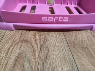 Carrito Safta rosa con ruedas
