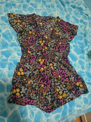 Mono corto estampado floral