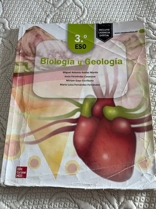 Biología y Geología, 3o ESO.