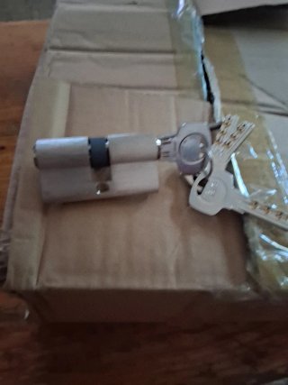 Bombín de seguridad con 2 llaves