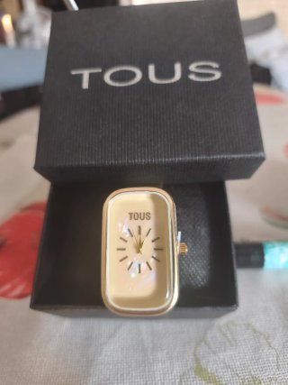 Reloj Tous Oso Beige y Dorado
