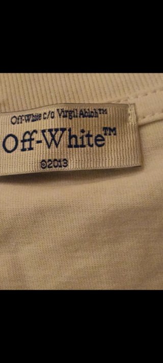 Camiseta Off-White Blanca Talla XL. Nueva etiqueta