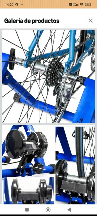 Rodillo para bicicleta estándar