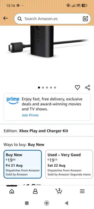 Batería Recargable Xbox + Cable USB-C