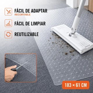 Protector alfombra mascotas VEVOR PVC 61cm