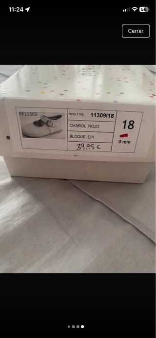 Zapatos charol bebé rojos