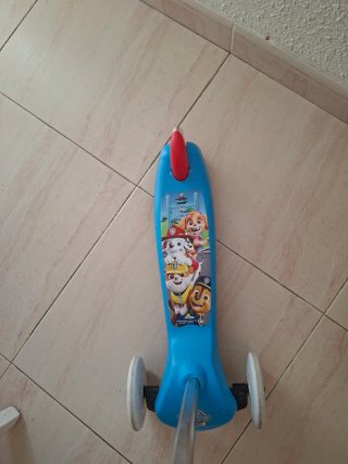 Patinete Patrulla Canina 3 Ruedas Azul