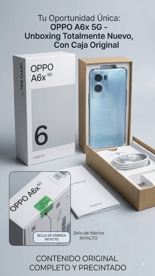 OPPO A6x 5G Nuevo Ice Blue 128GB