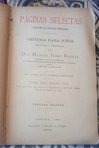 Lote libros escolares de Lectura Antiguos