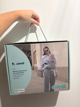 Portabebés ergonómico JANE gris
