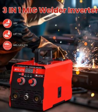 Soldadora Inverter MIG MAG TIG MMA 270A