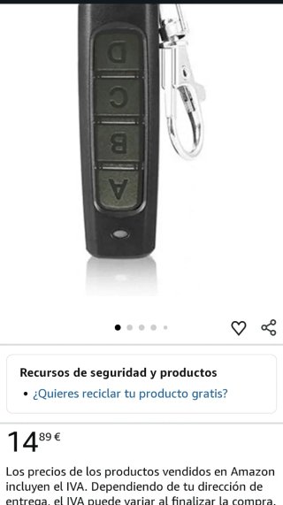 4 Mandos Clonadores Puertas Garaje