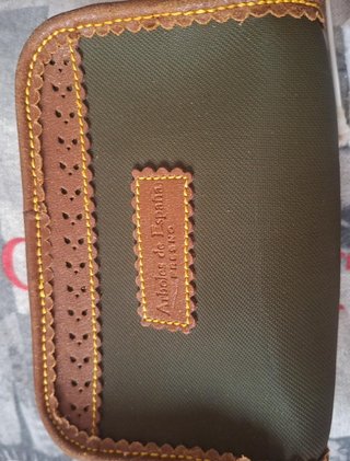 Neceser Loewe Verde y Marrón