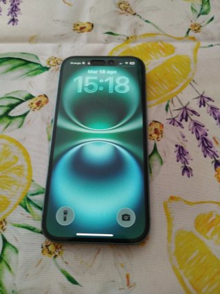 iPhone 16 128 GB verde turquesa